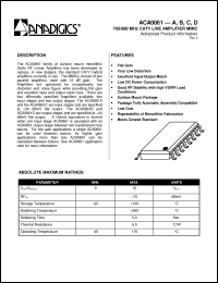 Click here to download ACA0861 Datasheet