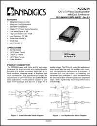 Click here to download ACD2204 Datasheet