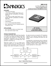 Click here to download AWL6152 Datasheet