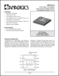 Click here to download AWT6113 Datasheet