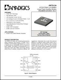 Click here to download AWT6134 Datasheet