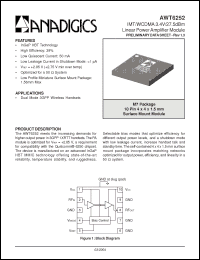 Click here to download AWT6252 Datasheet