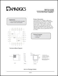 Click here to download PRFS-1006-0005 Datasheet