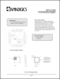 Click here to download PRFS-1006-0006 Datasheet