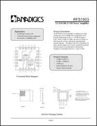 Click here to download PRFS-1003-0006 Datasheet
