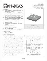 Click here to download AWL6950RM21P6 Datasheet