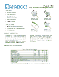 Click here to download PD070-HL2-300 Datasheet