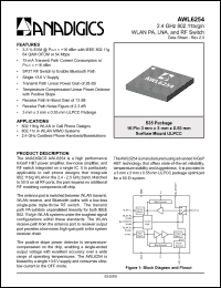 Click here to download AWL6254 Datasheet