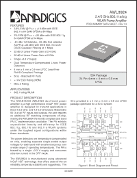 Click here to download AWL9924 Datasheet