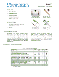 Click here to download PD100-003-100 Datasheet
