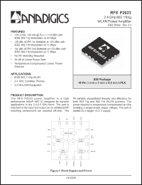 Click here to download PRFS-P2023-008 Datasheet