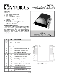 Click here to download AWT1921 Datasheet