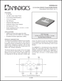 Click here to download AWM6430RM18P8 Datasheet