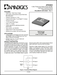 Click here to download APS3623 Datasheet