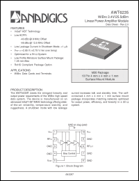 Click here to download AWT6235 Datasheet
