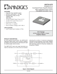 Click here to download AWT6167R Datasheet
