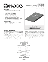 Click here to download AWT6314R Datasheet