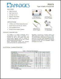 Click here to download PD070 Datasheet