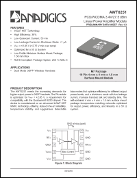 Click here to download AWT6251 Datasheet