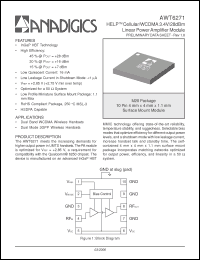 Click here to download AWT6271 Datasheet