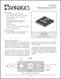 Click here to download ACA2601RS29P8 Datasheet