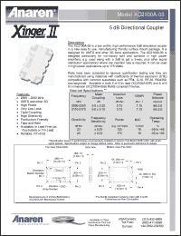 Click here to download XC2100A-05 Datasheet