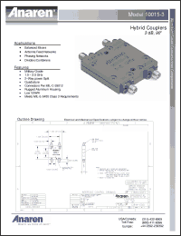Click here to download 10015-3 Datasheet