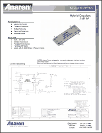 Click here to download 1H0263-3 Datasheet