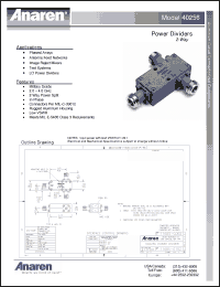 Click here to download 40256 Datasheet
