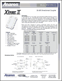 Click here to download XC2100A-30 Datasheet