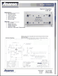 Click here to download 1C0220-3 Datasheet