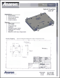 Click here to download 10025-3 Datasheet