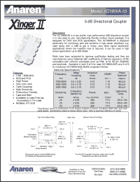 Click here to download XC1900A-05 Datasheet