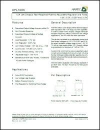 Click here to download APL1086-25GC-TR Datasheet