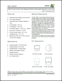 Click here to download APL1087E-18VC-TU Datasheet