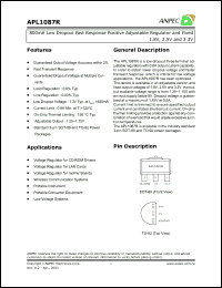 Click here to download APL1087R-18DC-TR Datasheet