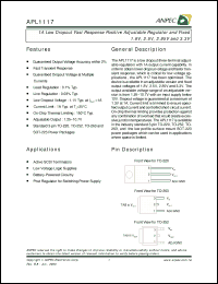 Click here to download APL1117-UC-TR Datasheet