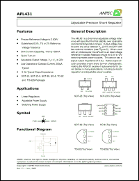 Click here to download APL431CDC-TBL Datasheet