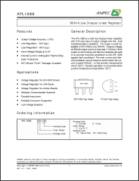 Click here to download APL1088EC-TR Datasheet