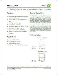 Click here to download APL1117D-50UC-TU Datasheet