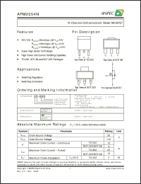 Click here to download APM2054 Datasheet