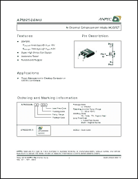 Click here to download APM2506NUC-TUL Datasheet