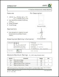 Click here to download APM2070PUC-TRL Datasheet