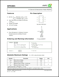 Click here to download APM2601CC-TR Datasheet