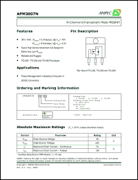 Click here to download APM3007NGC-TR Datasheet