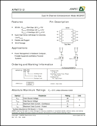Click here to download APM7312KC-TR Datasheet