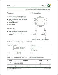 Click here to download APM7313KC-TU Datasheet