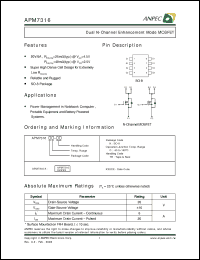 Click here to download APM7316KC-TR Datasheet