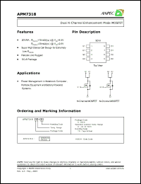 Click here to download APM7318KC-TR Datasheet