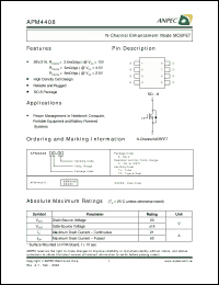 Click here to download APM4408 Datasheet